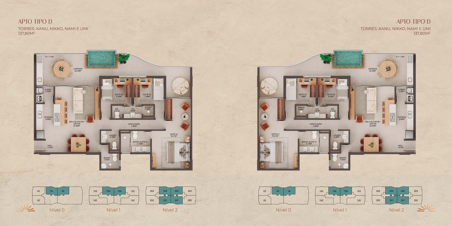 Planta Cobertura — Manami Ocean Living