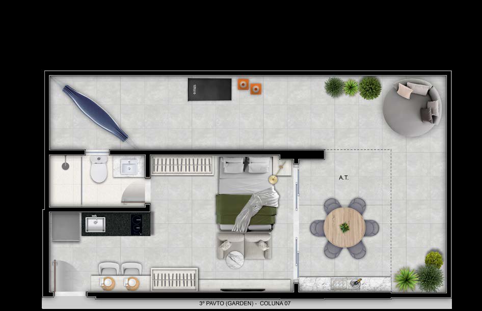Planta Apartamento — On Sand