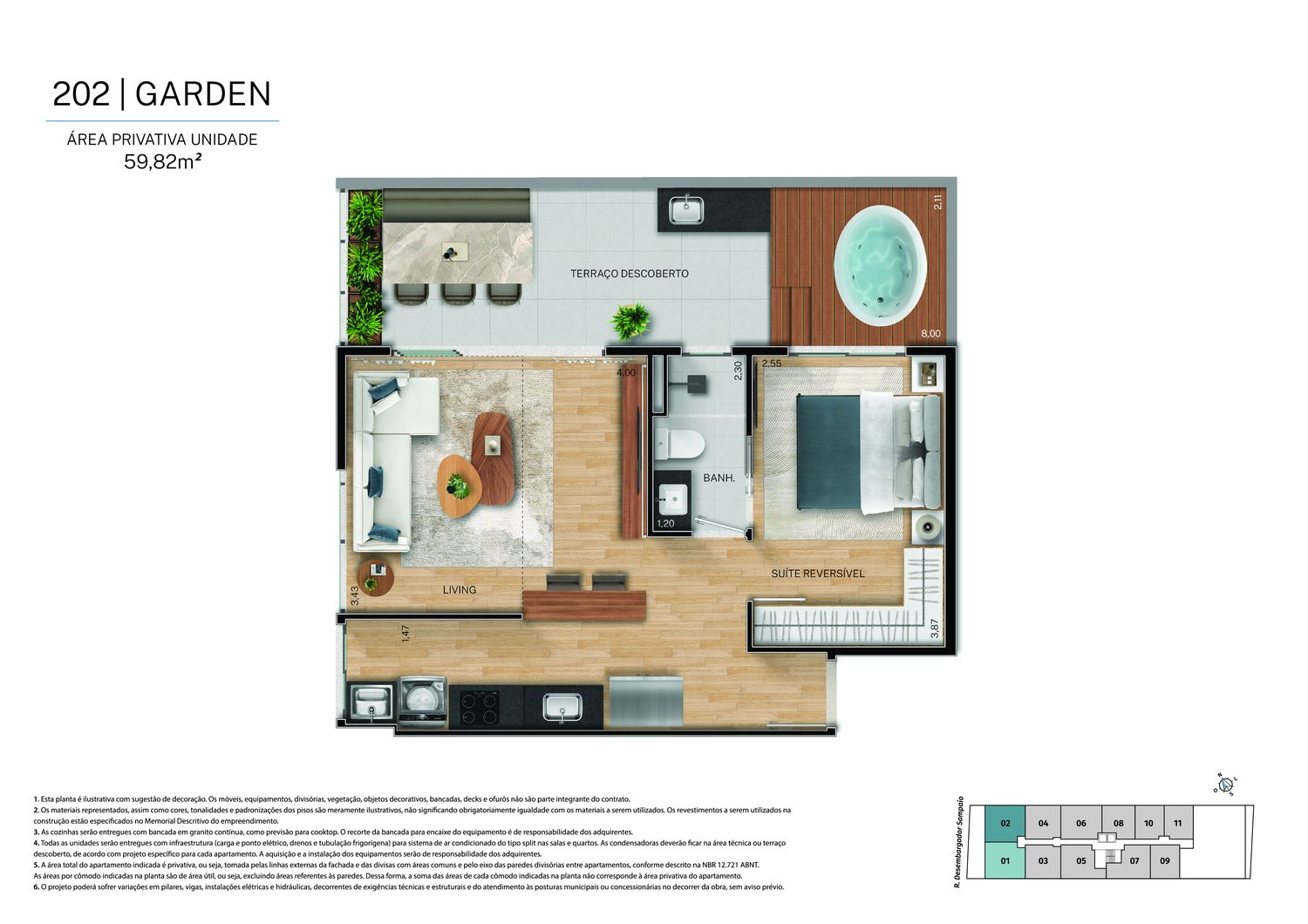 Planta 1 Quarto — Fit@370