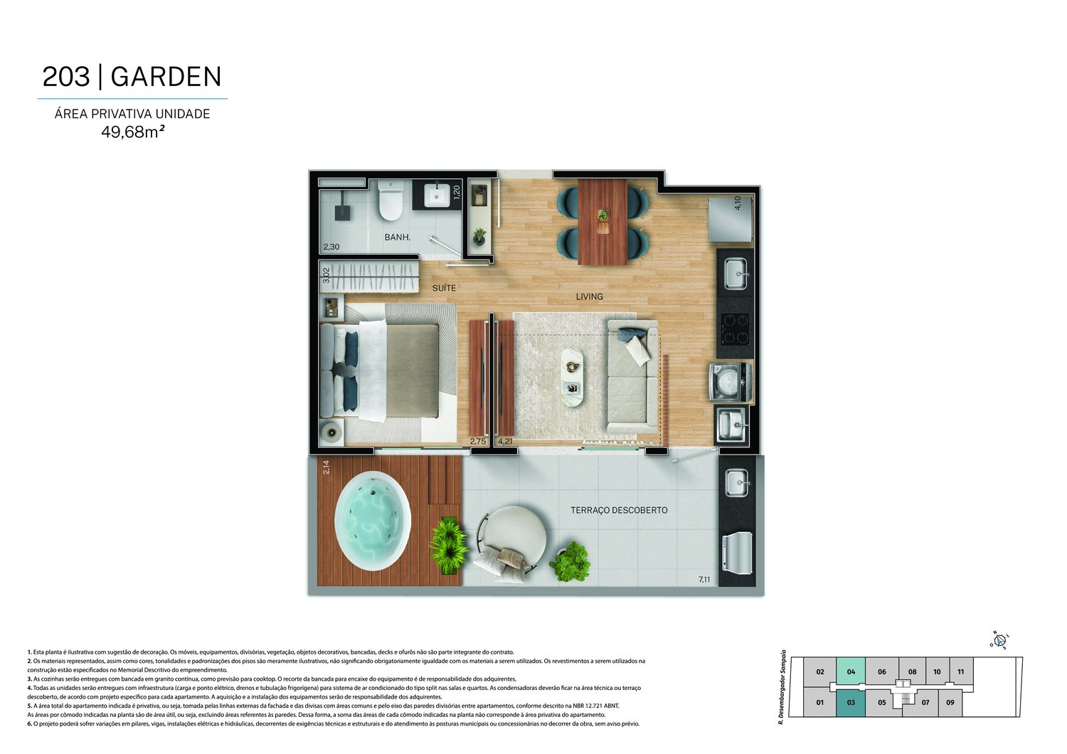 Planta 1 Quarto — Fit@370