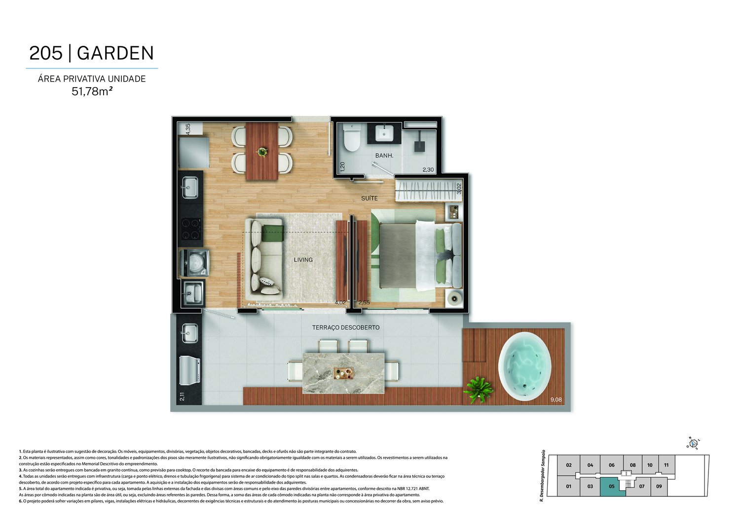 Planta 1 Quarto — Fit@370