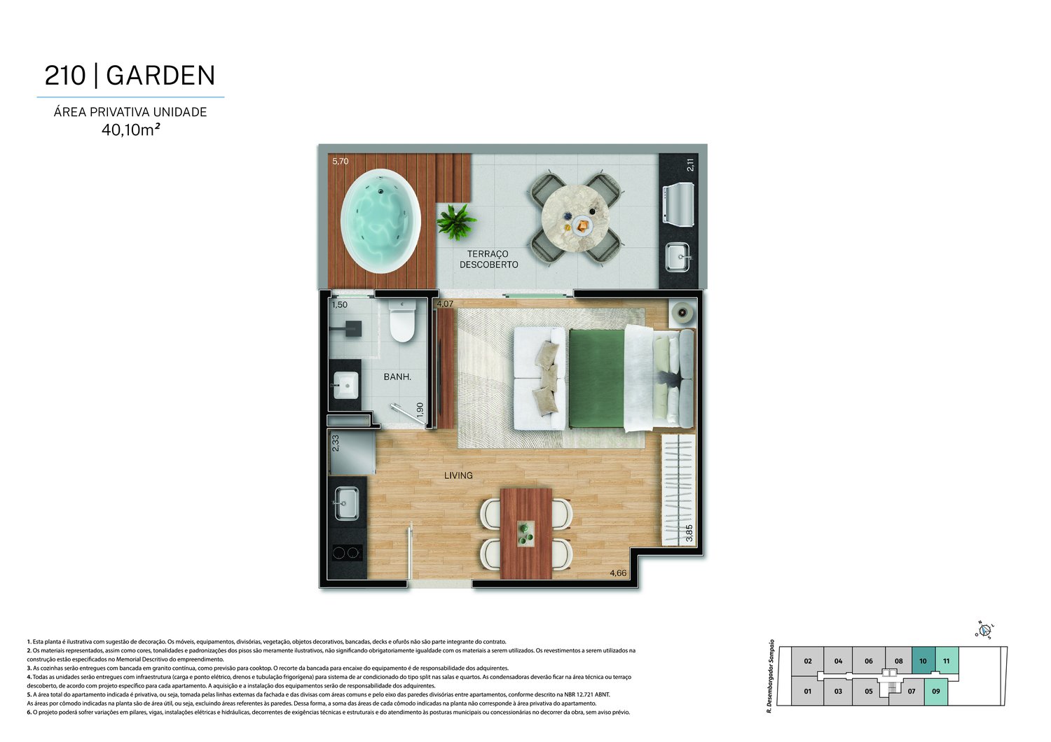 Planta 1 Quarto — Fit@370