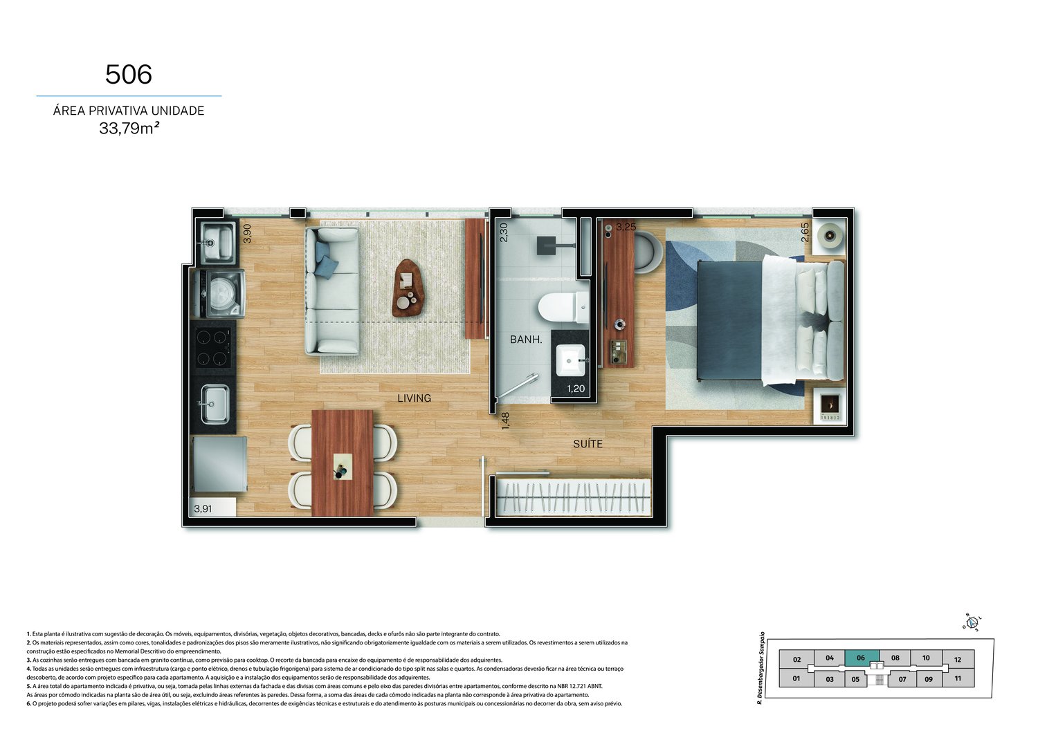 Planta 1 Quarto — Fit@370