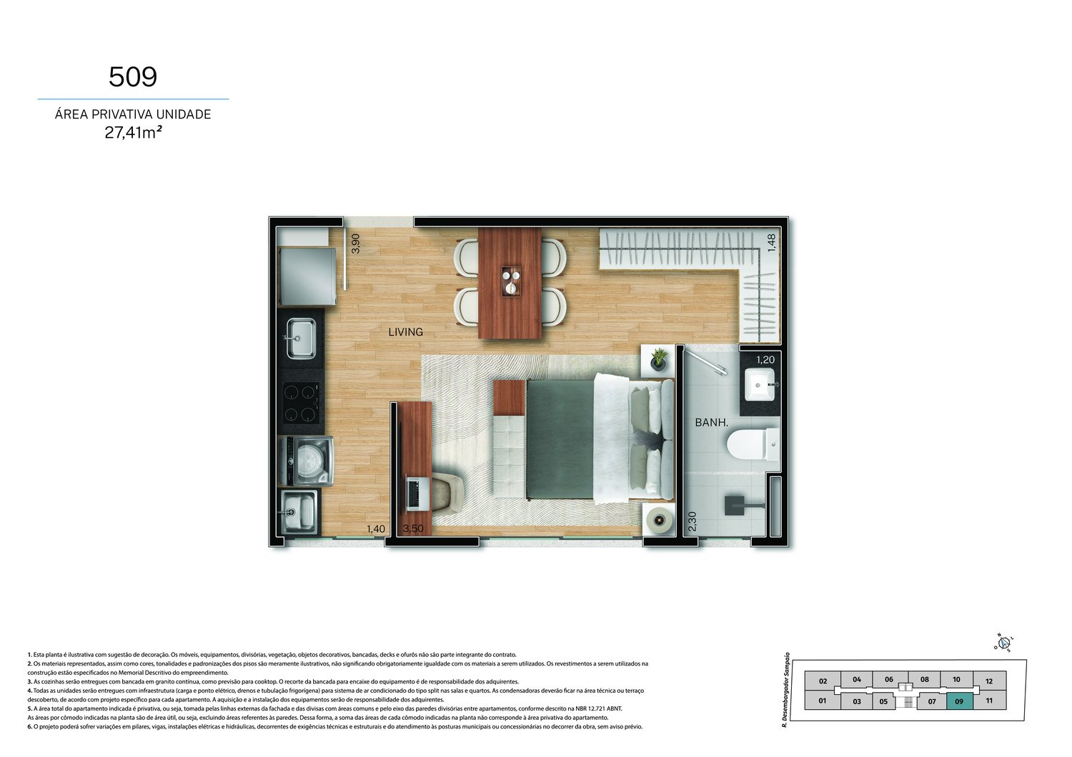 Planta 1 Quarto — Fit@370