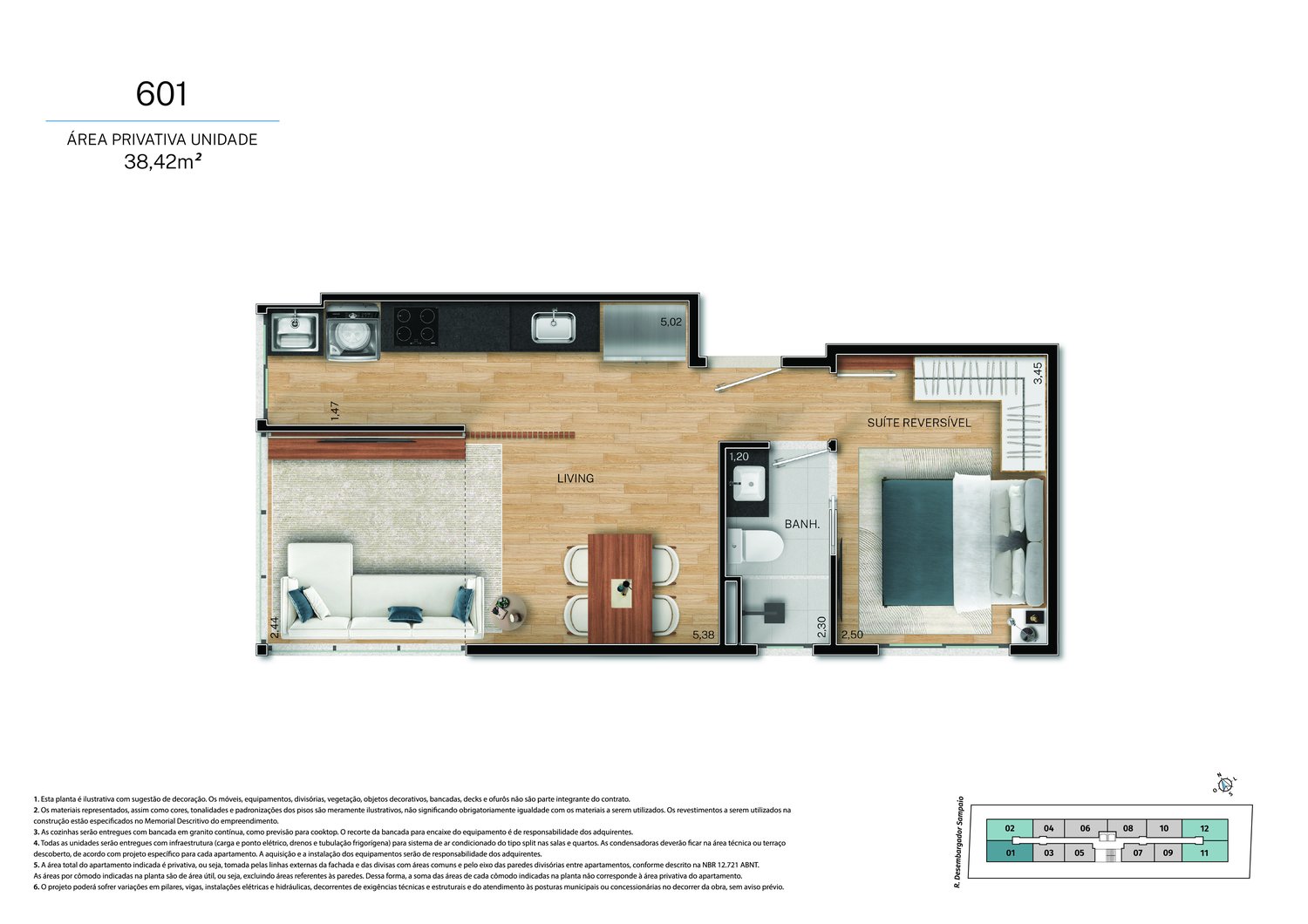 Planta 1 Quarto — Fit@370