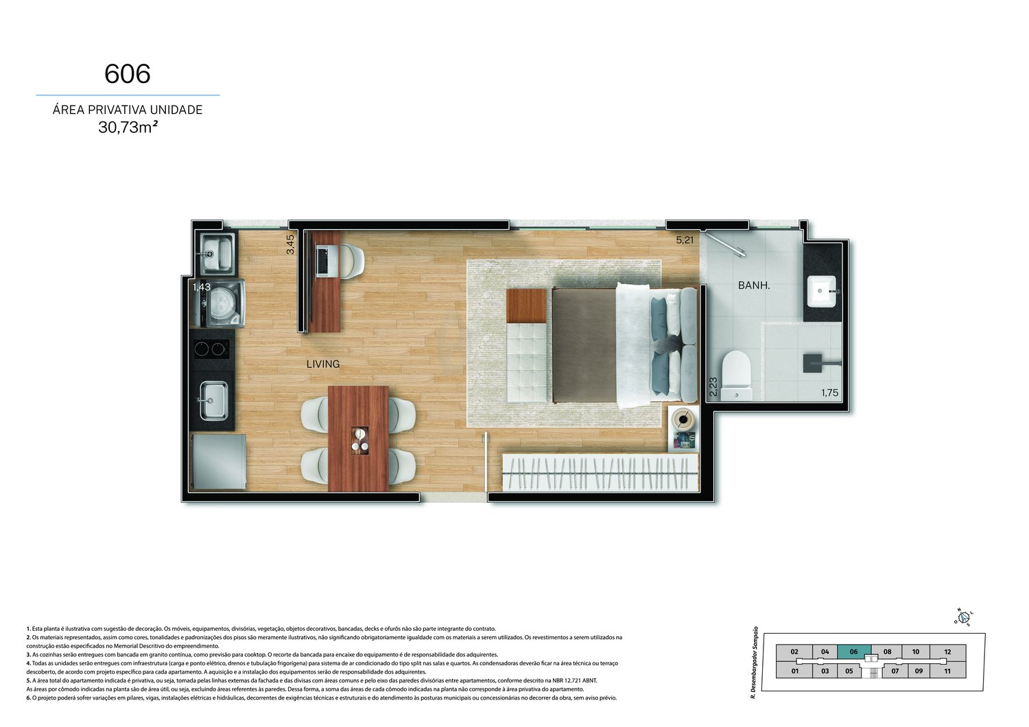 Planta 1 Quarto — Fit@370