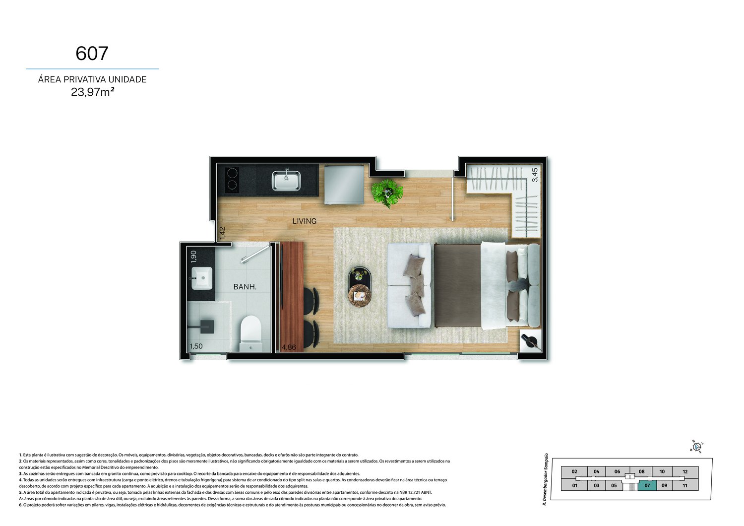 Planta 1 Quarto — Fit@370