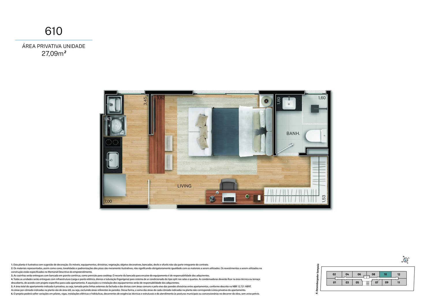 Planta 1 Quarto — Fit@370