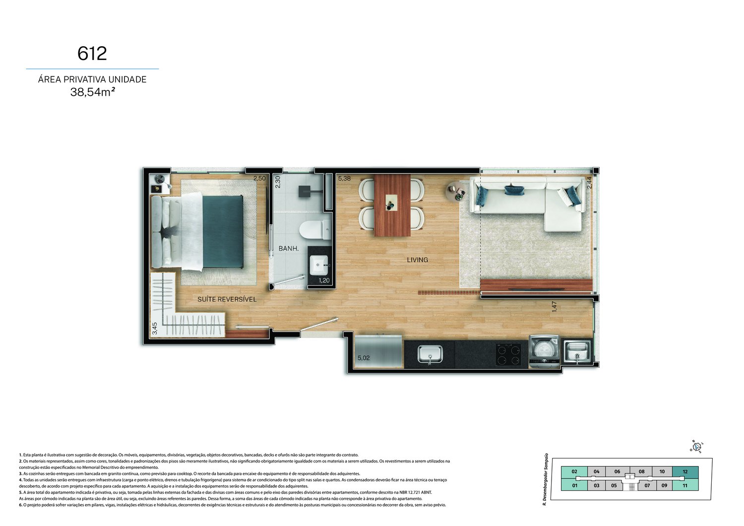 Planta 1 Quarto — Fit@370