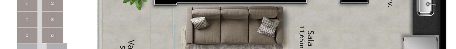 Planta 1 Quarto — Galazzi Smart Living