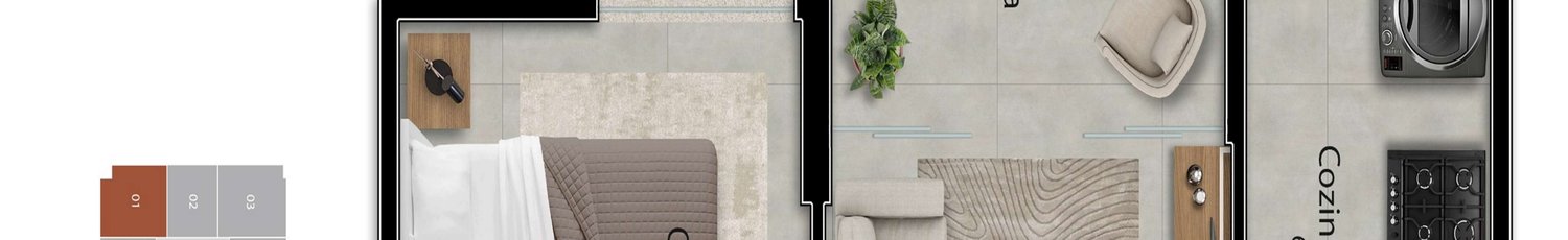 Planta 1 Quarto — Galazzi Smart Living