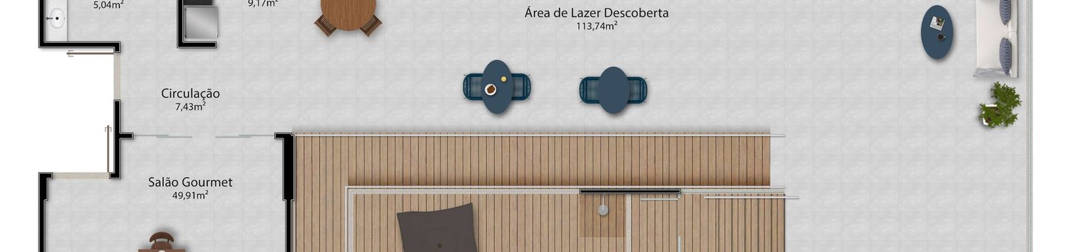 Planta 2 Quartos — Galazzi Smart Living