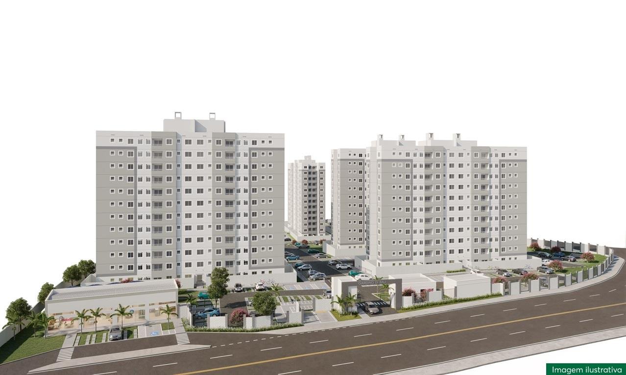 Planta 1 Quarto — Giardino di Bali Residencial
