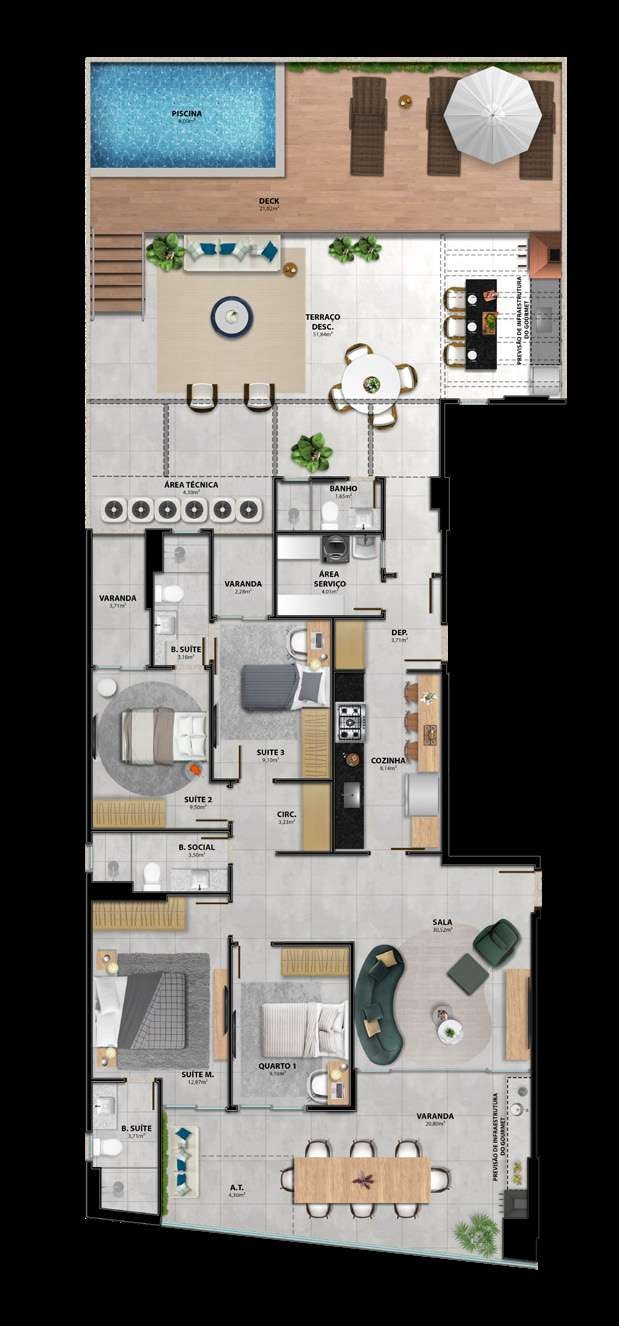 Planta Garden — Heleganz Residence