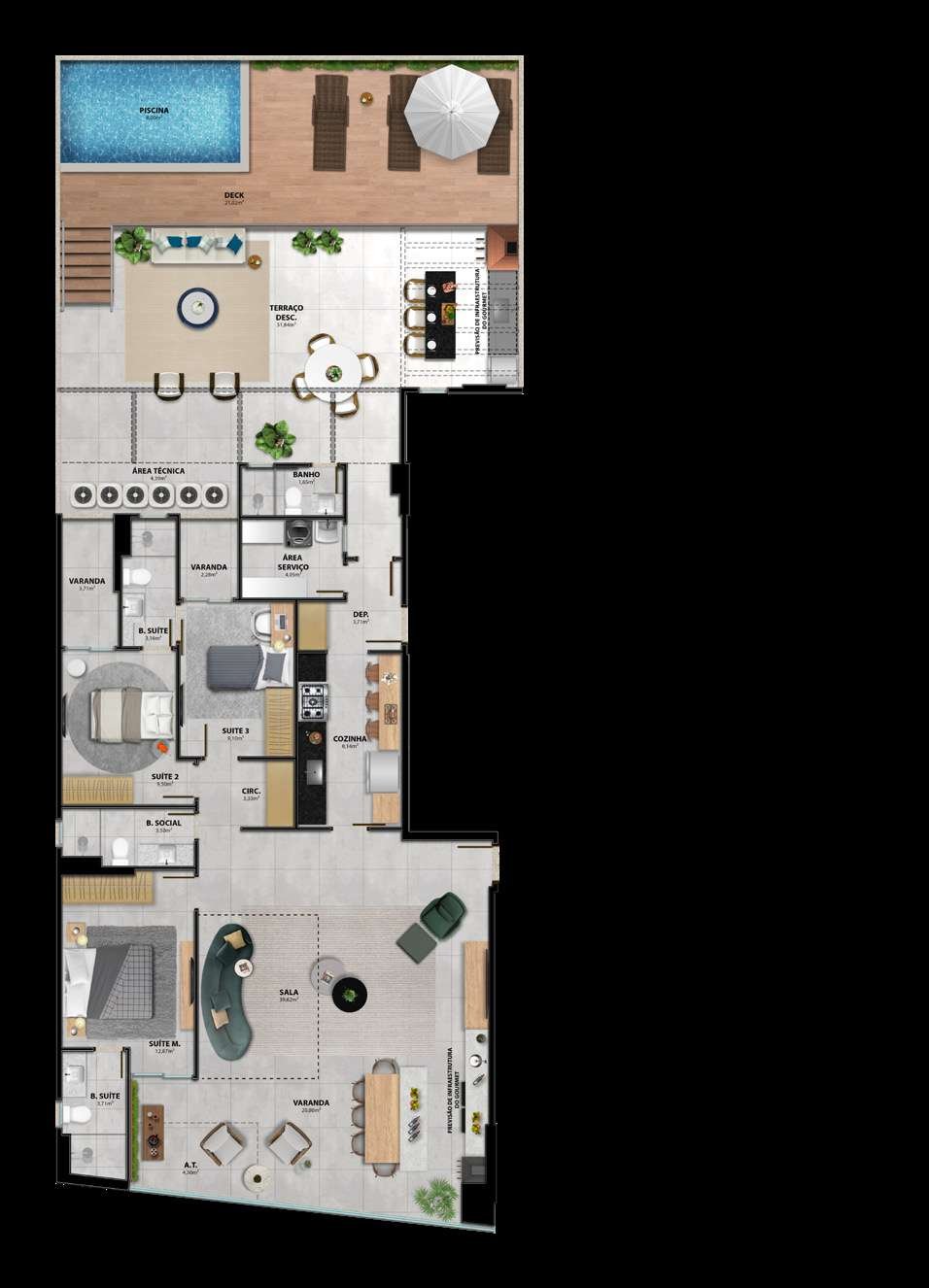 Planta Garden — Heleganz Residence