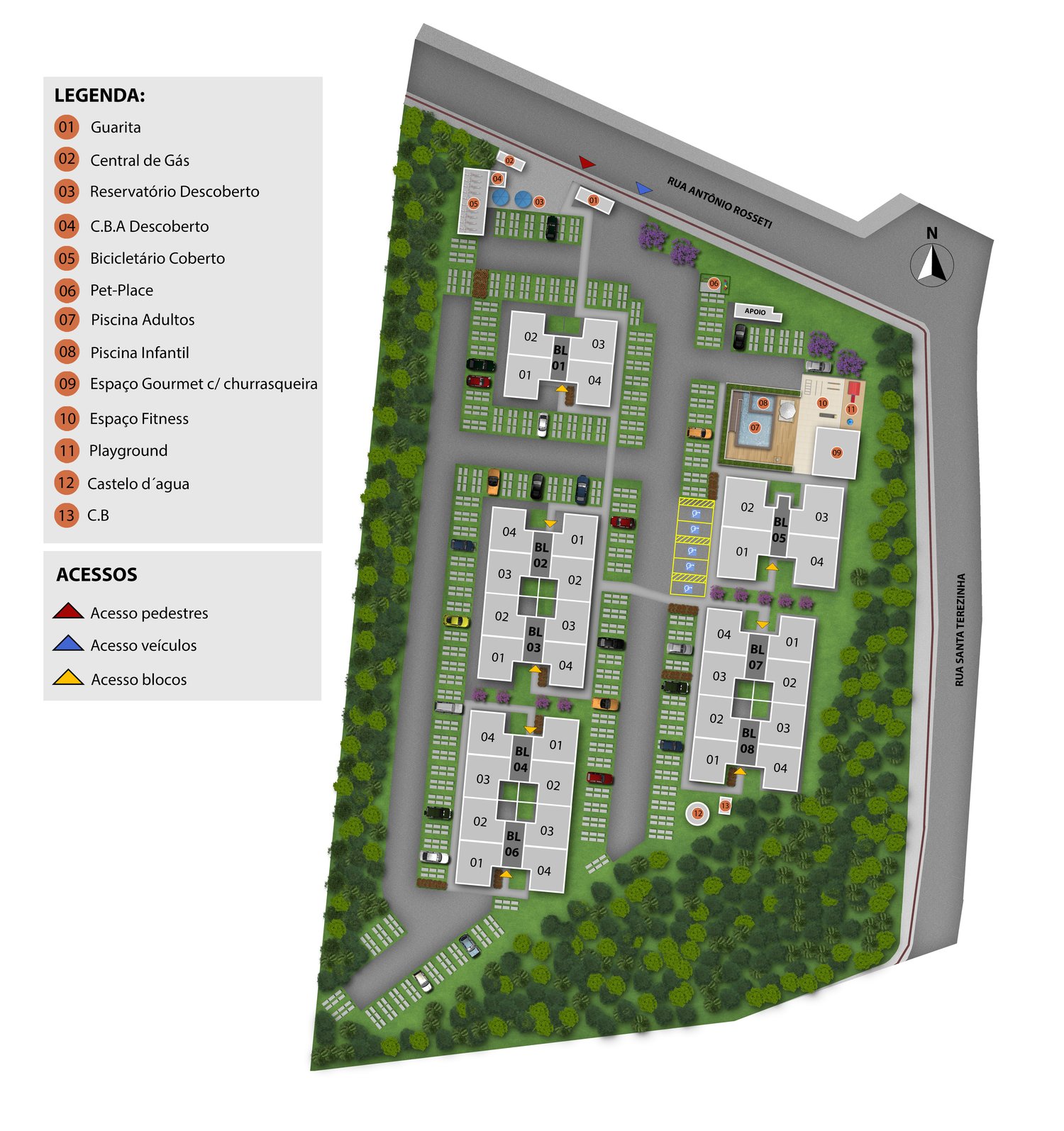 Planta 2 Quartos Com Jardim — Porto dos Colibris
