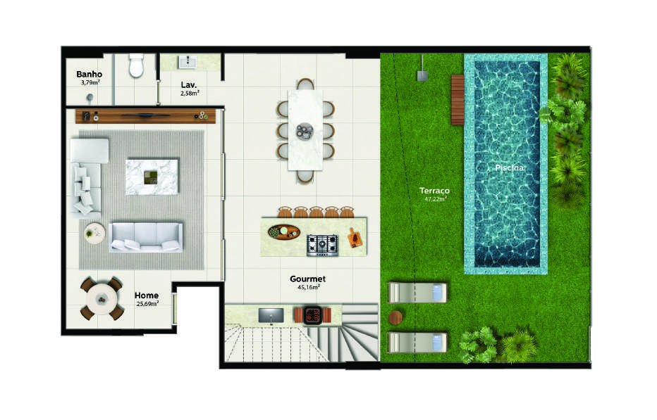 Planta Prainha 02 — Praia Parque Shopping