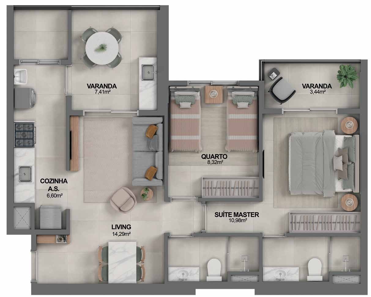 Planta 1 Quarto — Youniverse