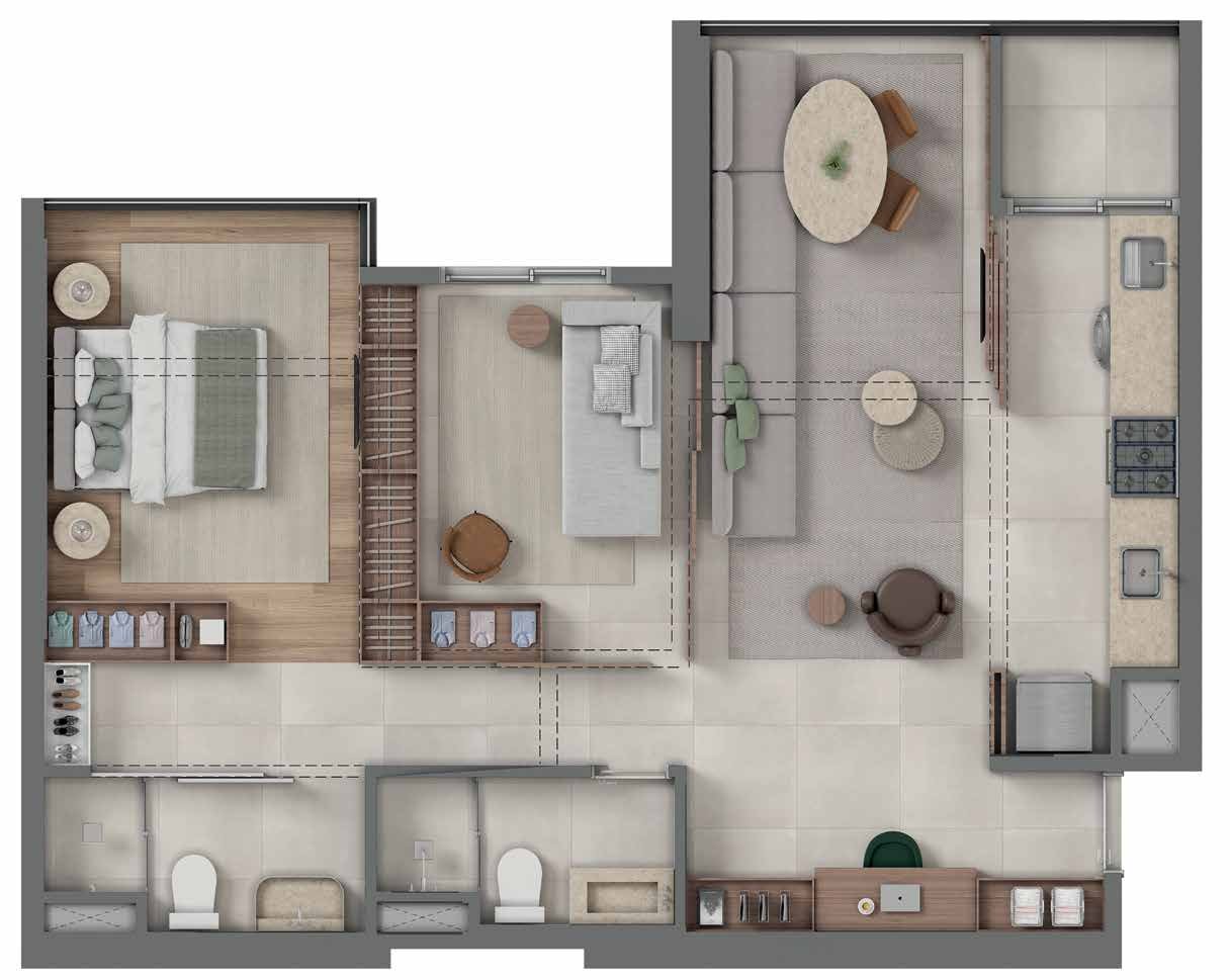 Planta Apartamento — Youniverse