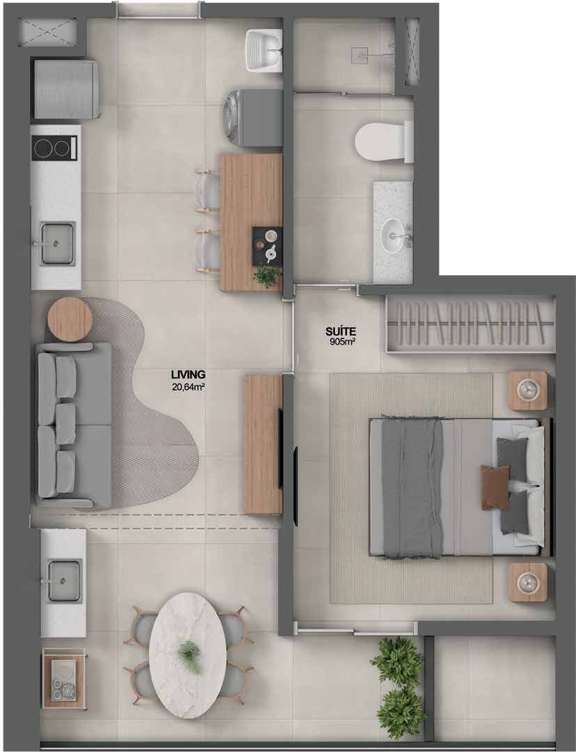 Planta 1 Quarto — Youniverse