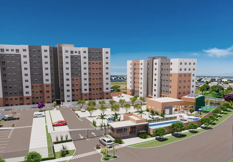 Morar Construtora lança condomínio-clube com 248 apartamentos em Jardim Tropical