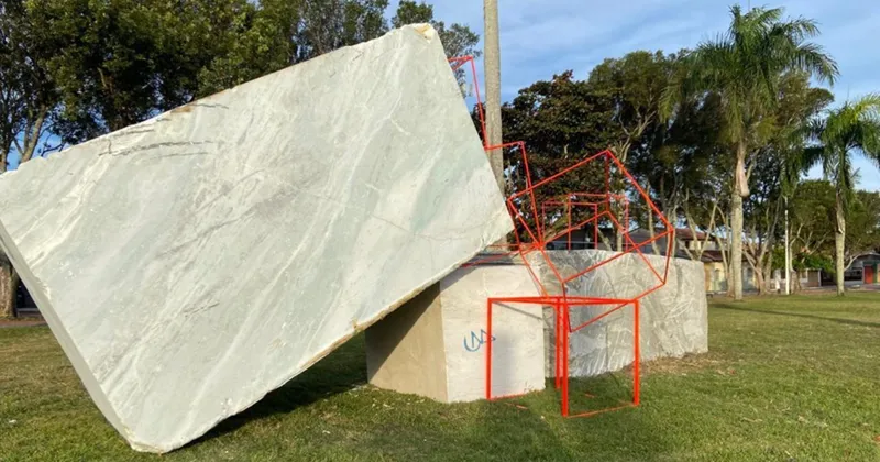 Parque Casa do Governador ganha nova escultura de 60 toneladas